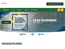 Tablet Screenshot of ajegoias.com.br